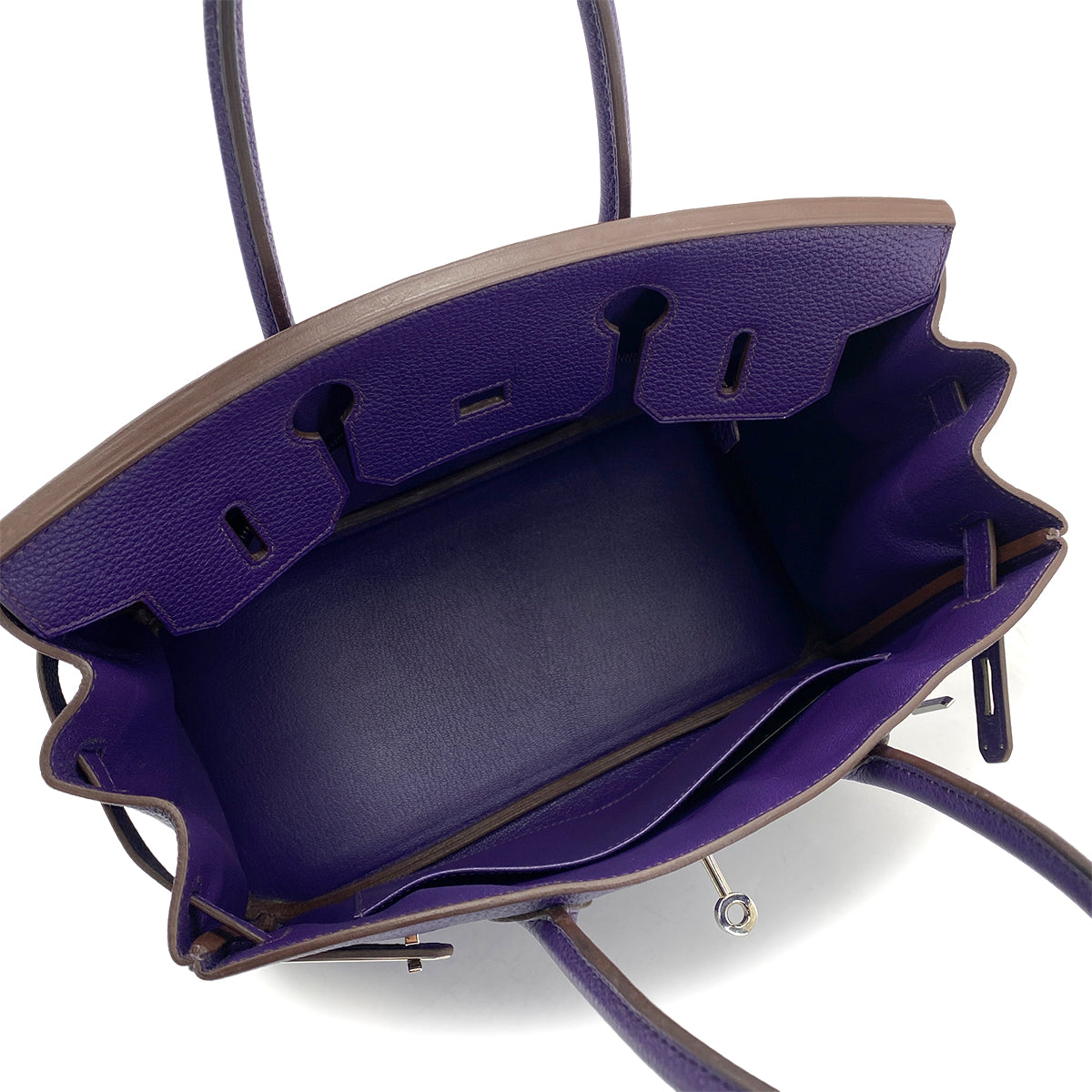 HERMES BIRKIN 30 IRIS TOGO HAND BAG □N SHW 90261638