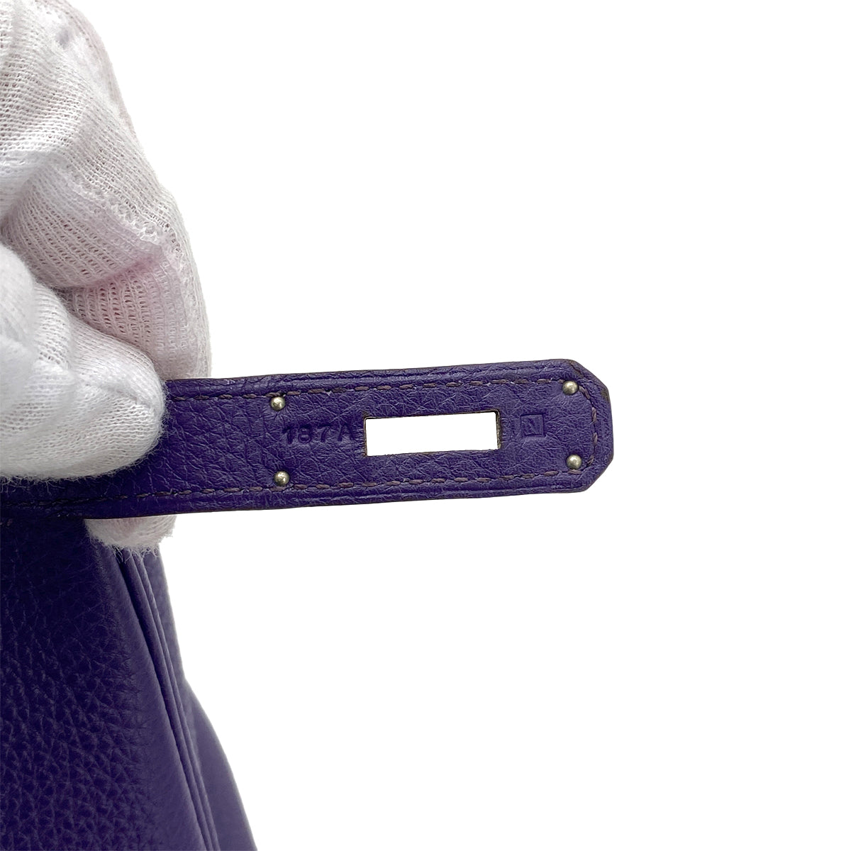 HERMES BIRKIN 30 IRIS TOGO HAND BAG □N SHW 90261638