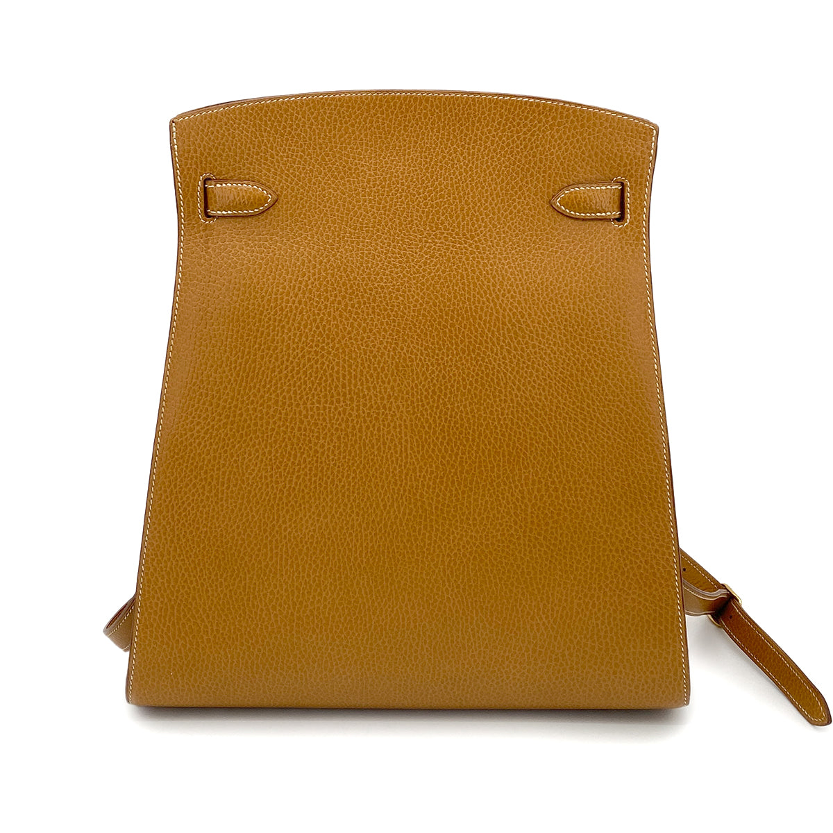 HERMES KELLY SPORTS GM GOLD COUCHEVEL SHOULDER BAG 〇X GHW 90261804