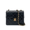 CHANEL VINTAGE MINI SQUARE 17 CHAIN SHOULDER BAG BLACK LAMB SKIN 90261808 - PURPOSE