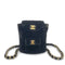 CHANEL VINTAGE DUMA CHAIN BACKPACK BLACK VELOR 90261813 - PURPOSE