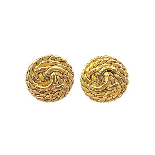 CHANEL VINTAGE CUFFLINKS COCOMARK ACCESSORY 90261825