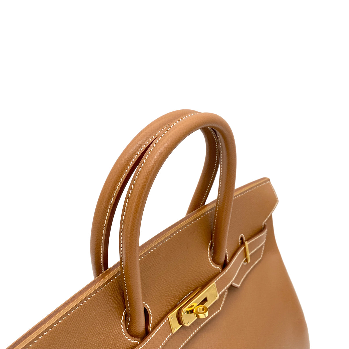 HERMES BIRKIN 35 GOLD COURCHEVEL HAND BAG □D GHW 90262041