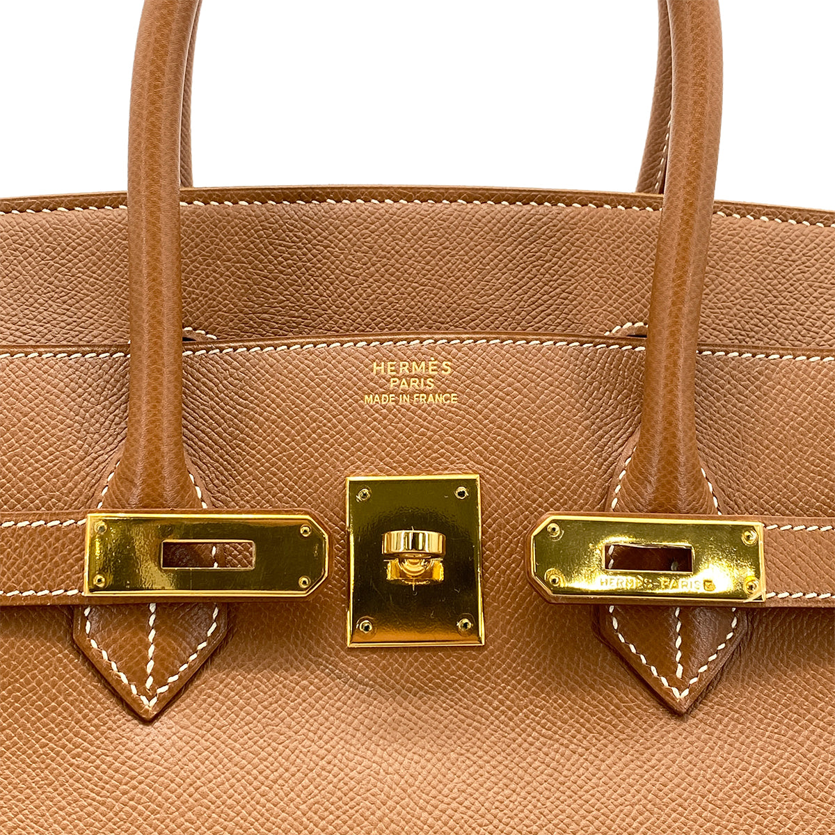 HERMES BIRKIN 35 GOLD COURCHEVEL HAND BAG □D GHW 90262041
