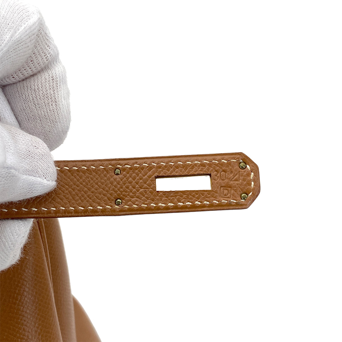 HERMES BIRKIN 35 GOLD COURCHEVEL HAND BAG □D GHW 90262041