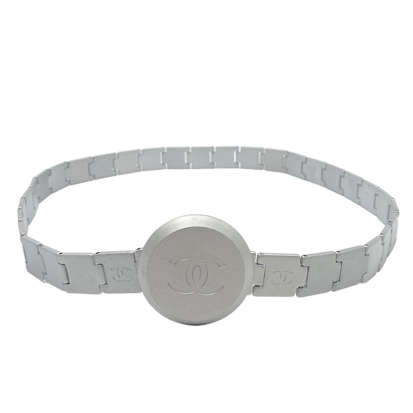CHANEL BELT COCOMARK SLVER ACCESSORY 99P 90262299