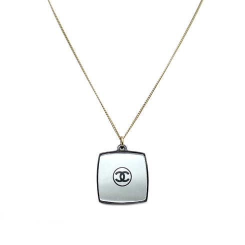 CHANEL NECKLACE MIRROR MOTIF COCOMARK ACCESSORY 08A 90262303 - PURPOSE