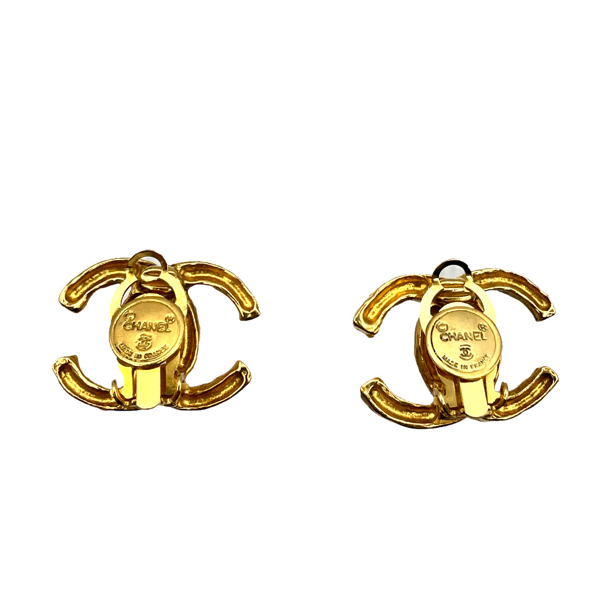 CHANEL VINTAGE EARRINGS COCOMARK ACCESSORY  90262318