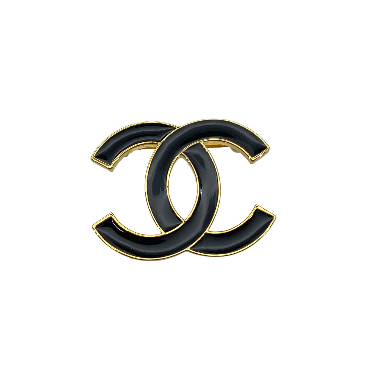CHANEL COCOMARK BROOCH BLACK ACCESSORY I24S 90262385