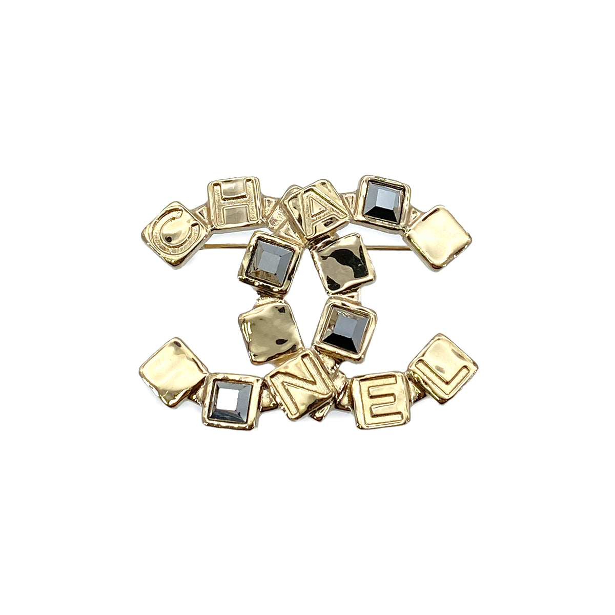 CHANEL COCOMARK BROOCH RHINESTONE ACCESSORY I24C 90262393