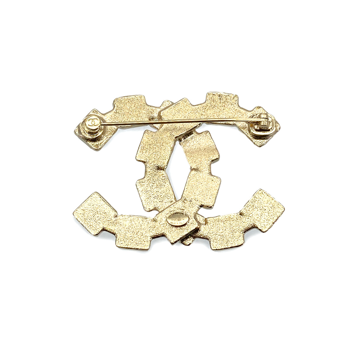 CHANEL COCOMARK BROOCH RHINESTONE ACCESSORY I24C 90262393