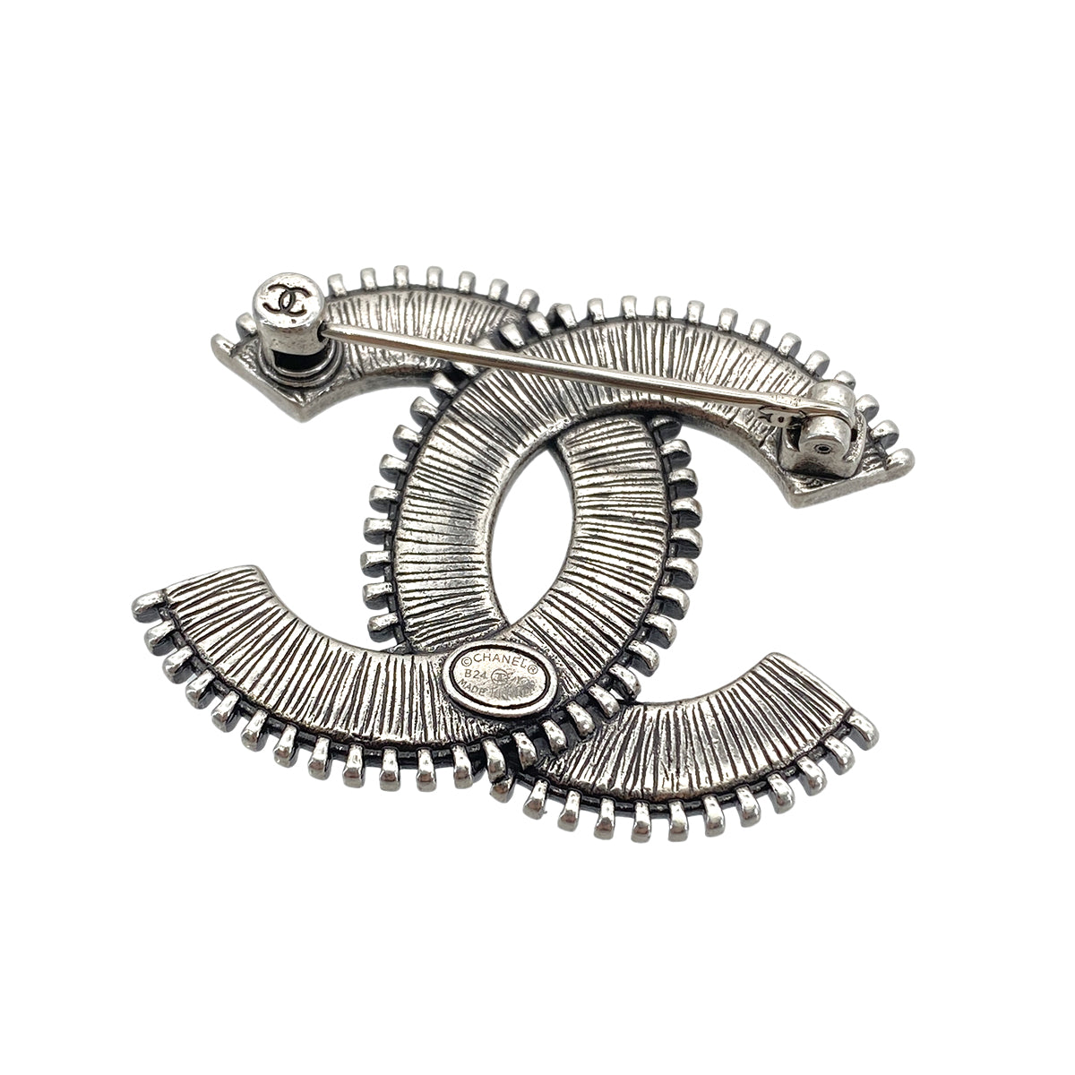 CHANEL COCOMARK BROOCH FAUX PEARL ACCESSORY B24K 90262404