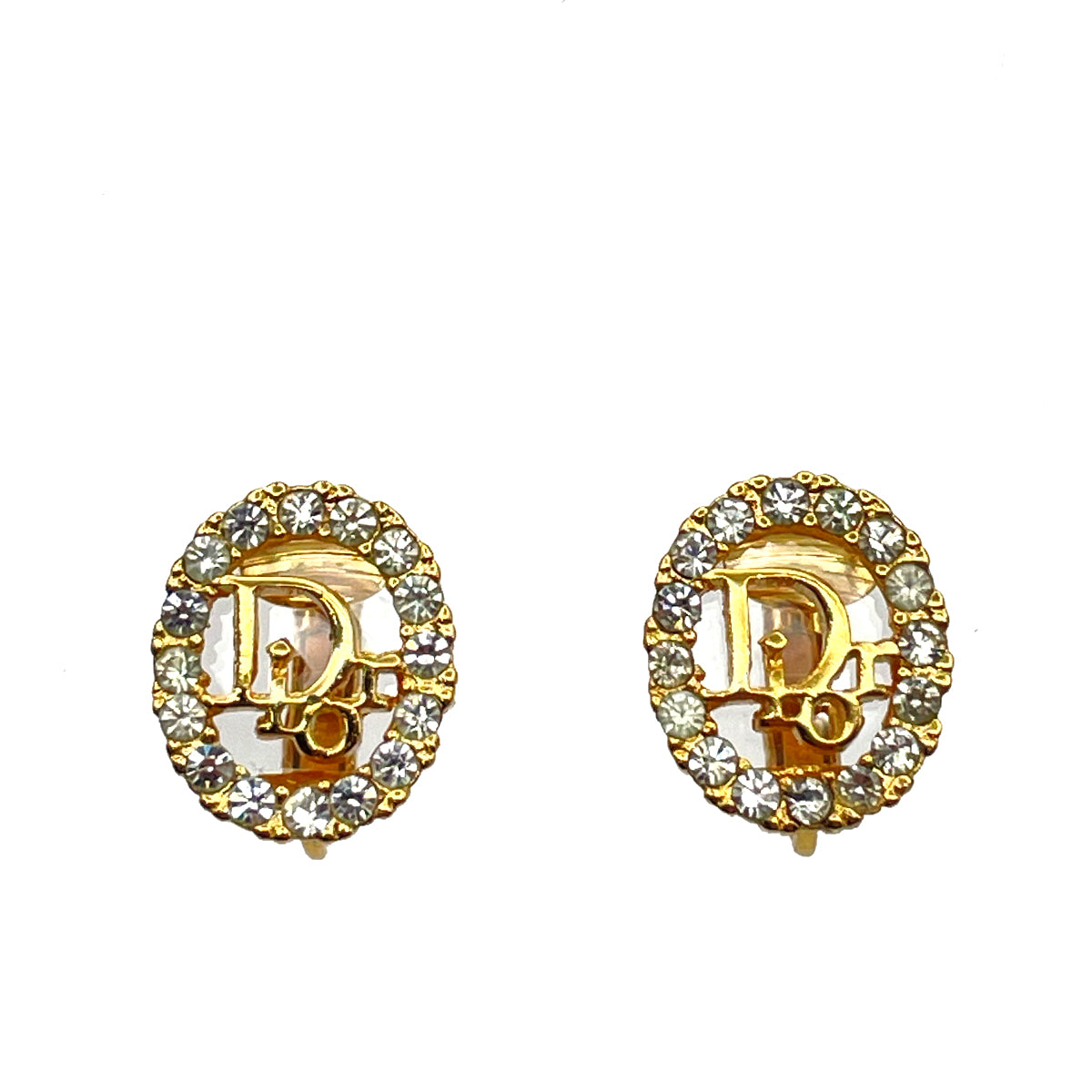 DIOR VINTAGE RHINESTONE ROUND ACCESSORY 90262411