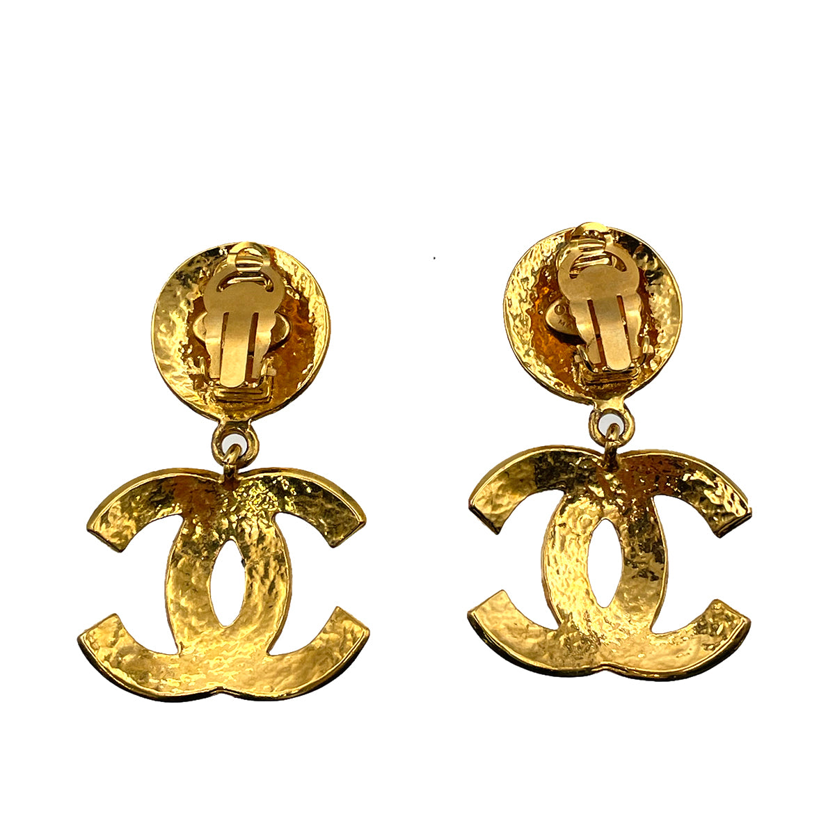 CHANEL VINTAGE EARRINGS COCOMARK ACCESSORY 94P 90262416