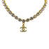 CHANEL VINTAGE NECKLACE COCOMARK RHINESTONE ACCESSORY 95P 90262417 - PURPOSE