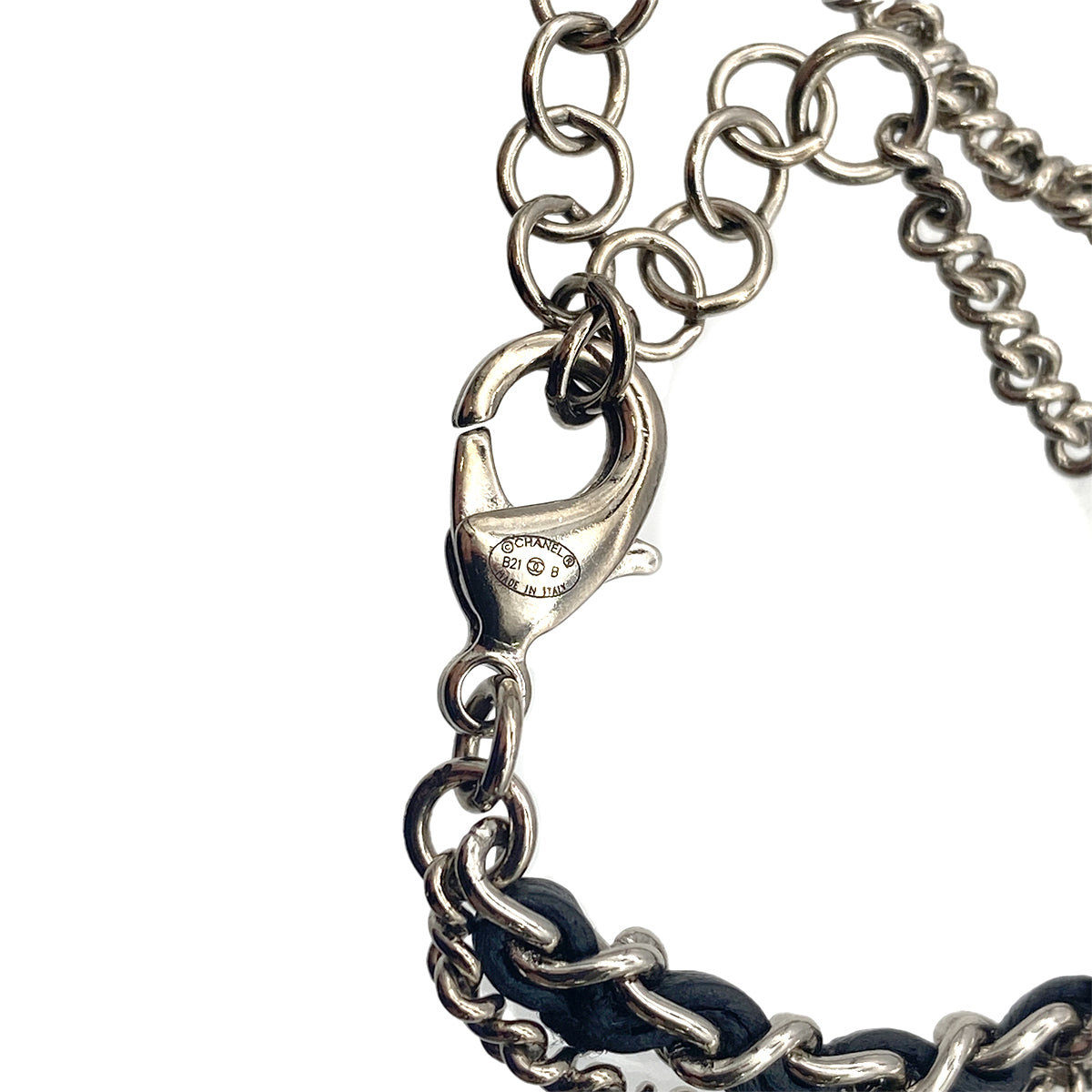CHANEL NECKLACE COCOMARK FAUX PEARL RHINESTONE ACCESSORY B21B 90262429