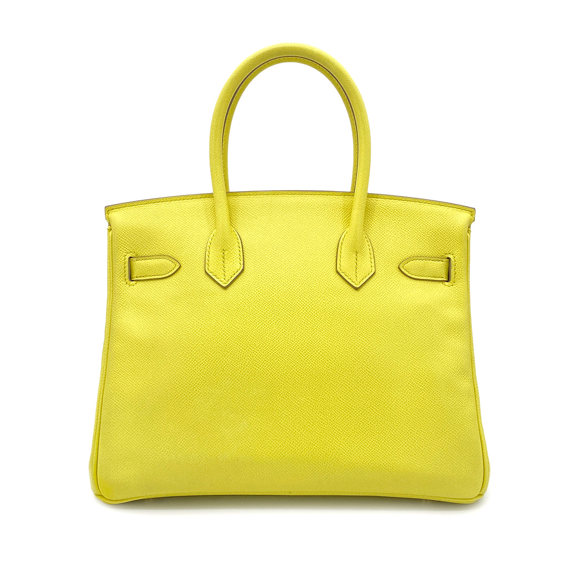 HERMES BIRKIN 30 SOUFRE EPSOM HAND BAG □Q GHW 90262533