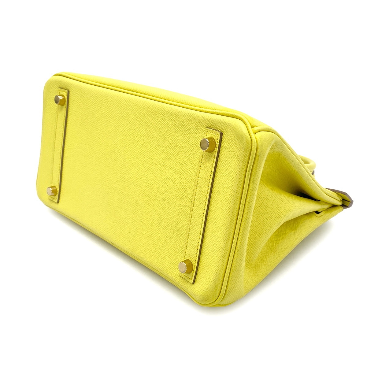 HERMES BIRKIN 30 SOUFRE EPSOM HAND BAG □Q GHW 90262533