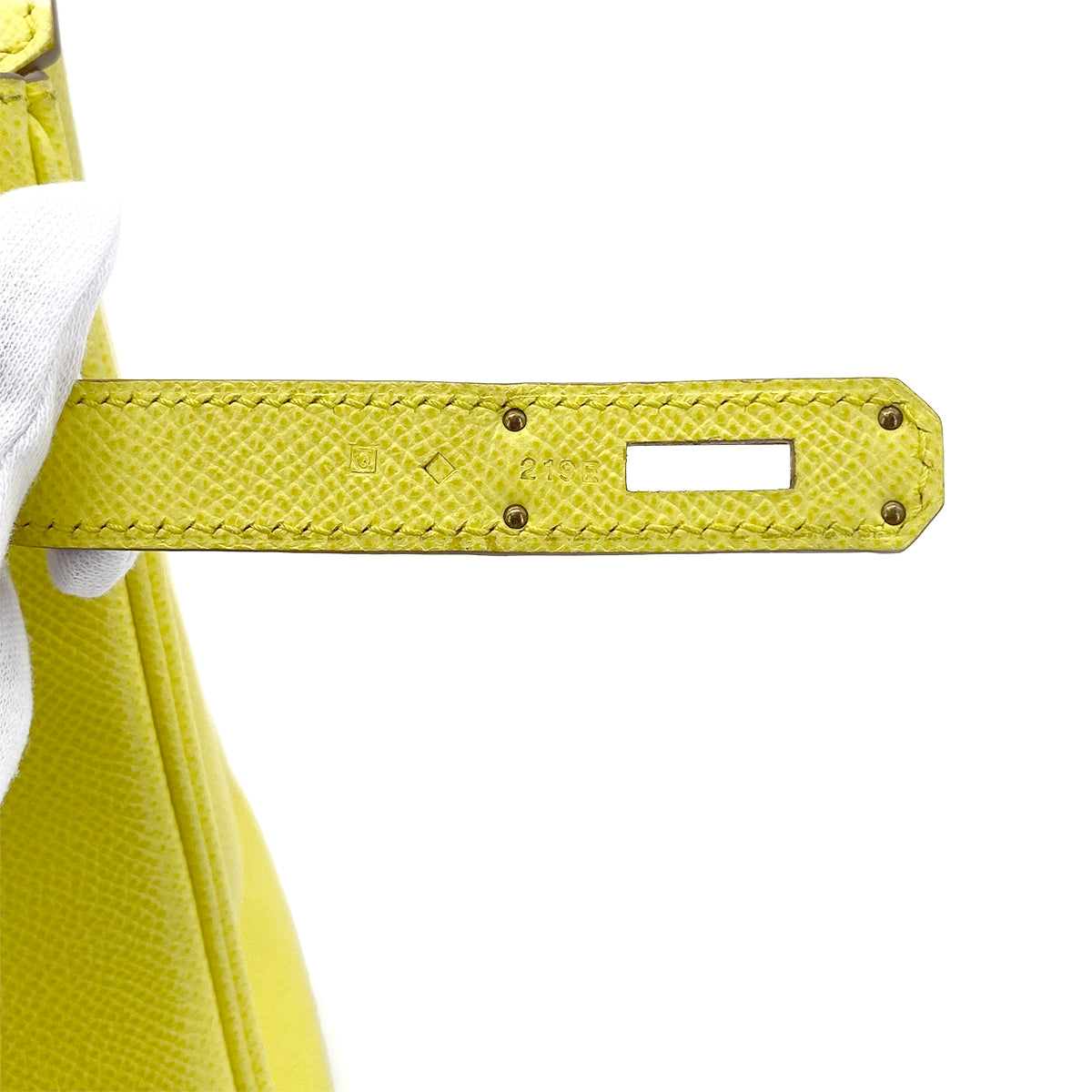 HERMES BIRKIN 30 SOUFRE EPSOM HAND BAG □Q GHW 90262533