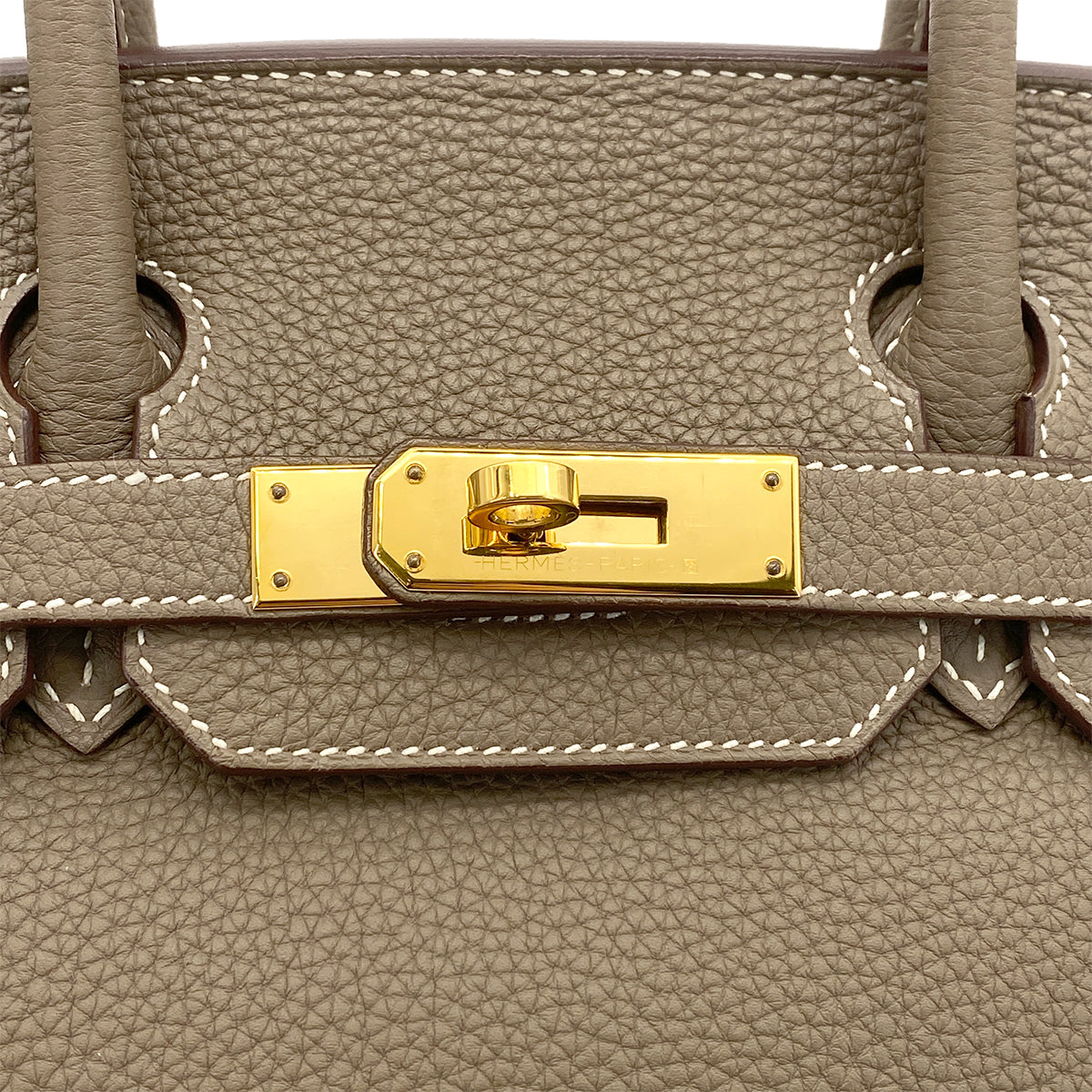 HERMES BIRKIN 30 ETOUPE TOGO HAND BAG D GHW 90262534
