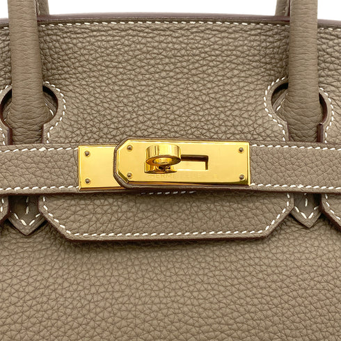 HERMES BIRKIN 30 ETOUPE TOGO HAND BAG D GOLD HARDWARE 90262534 - PURPOSE