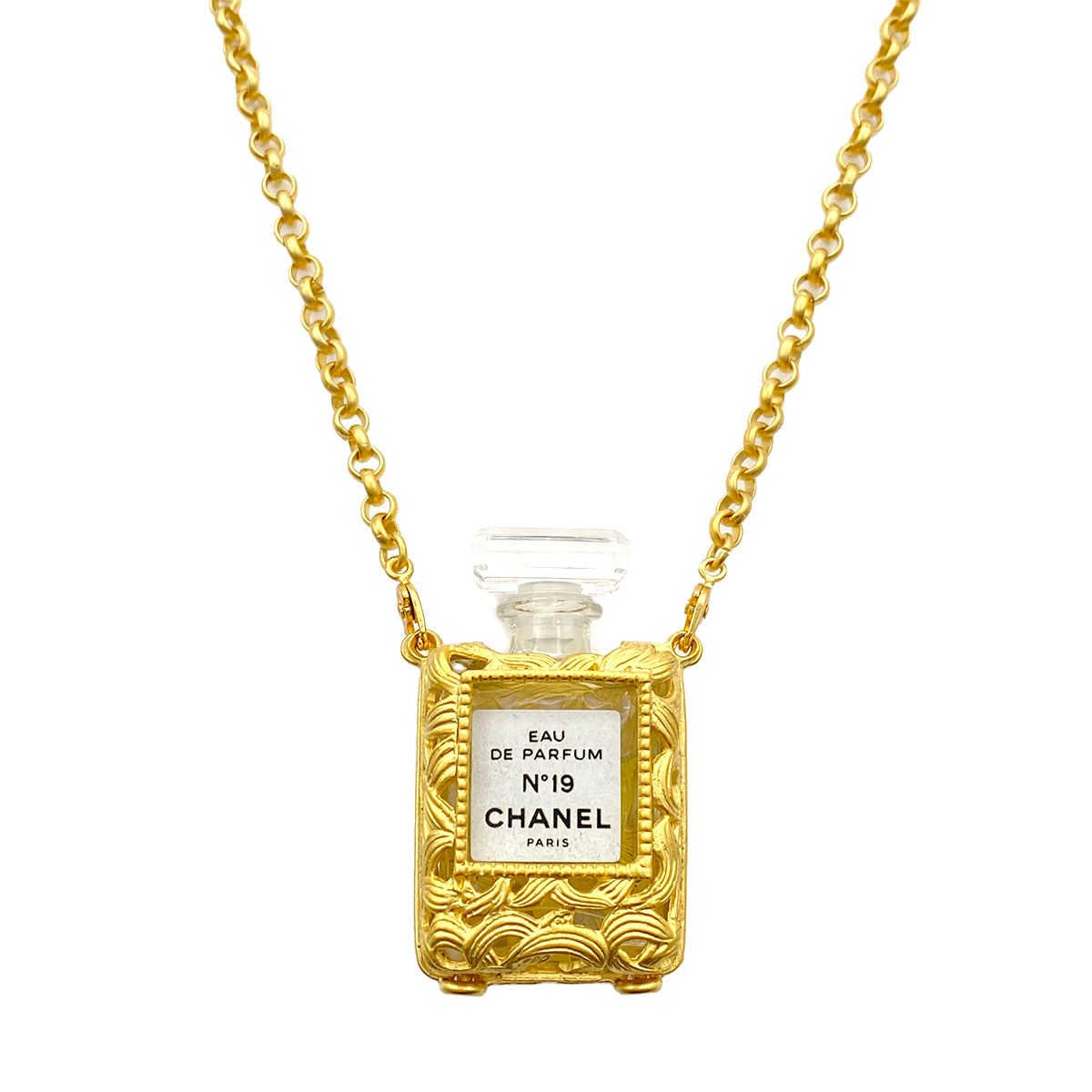 CHANEL VINTAGE NECKLACE PERFUME No19 ACCESSORY 90262847