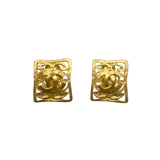 CHANEL VINTAGE EARRINGS COCOMARK ACCESSORY 95A 90262875