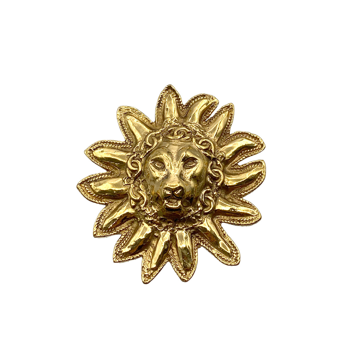 CHANEL VINTAGE BROOCH LION ACCESSORY 90262877