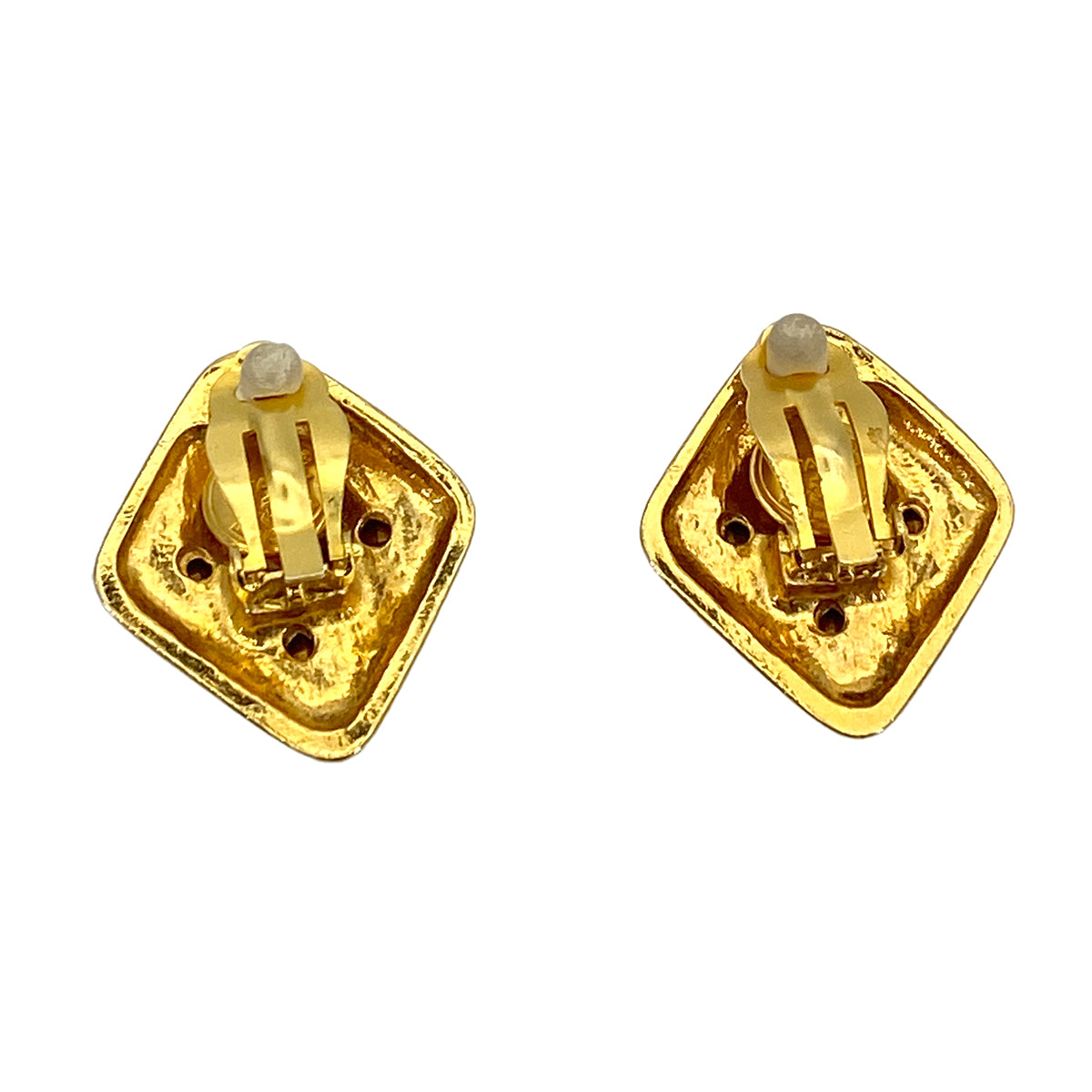 CHANEL VINTAGE EARRINGS RHINESTONE ACCESSORY 90263061