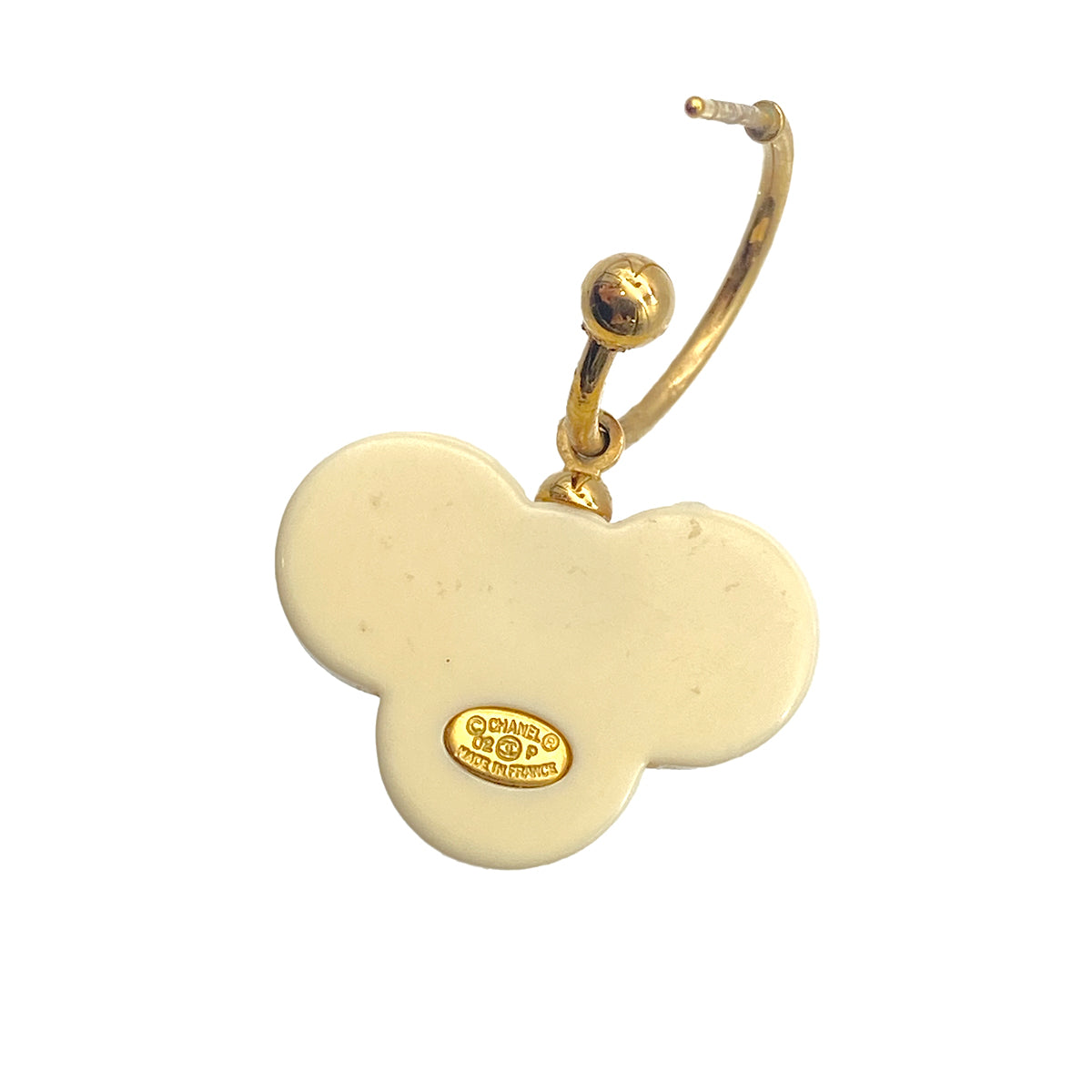 CHANEL EARRINGS CAMELLIA SWING COCOMARK ACCESSORY 02P 90263063