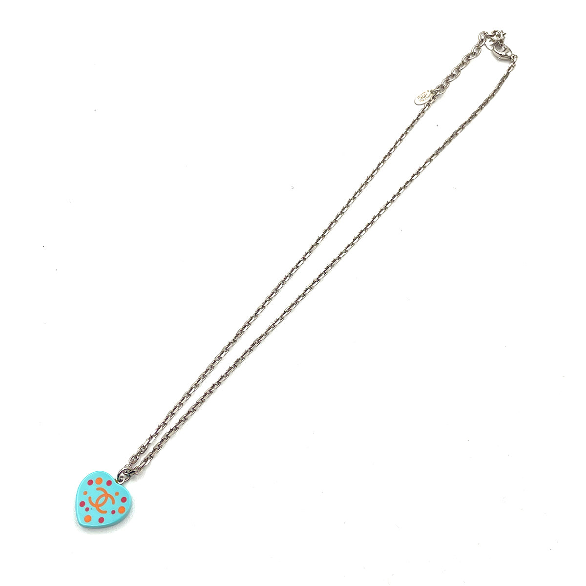 CHANEL NECKLACE HEART MOTIF COCOMARK ACCESSORY 05C 90263064