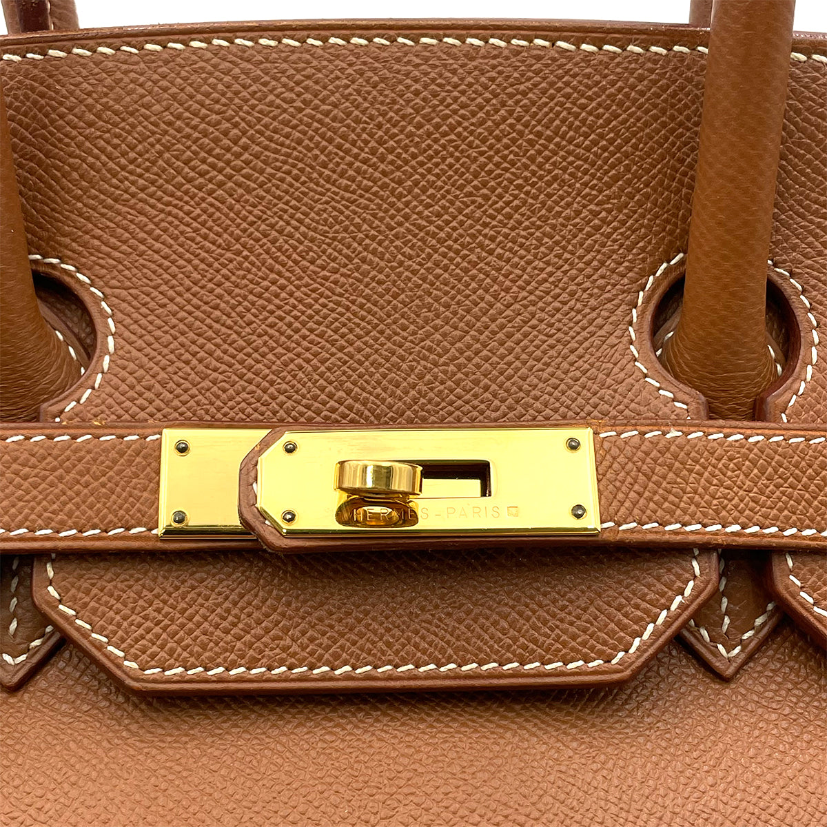 HERMES BIRKIN 35 GOLD COUCHEVEL HAND BAG 〇Z 90263090