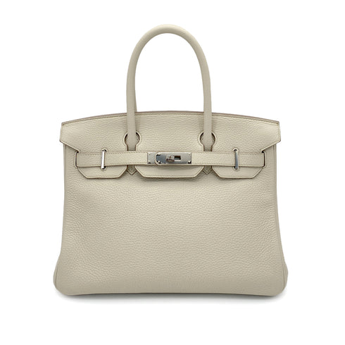 HERMES BIRKIN 30 BETON TAURILLON CLEMENCE HAND BAG A SHW 90263097 - PURPOSE