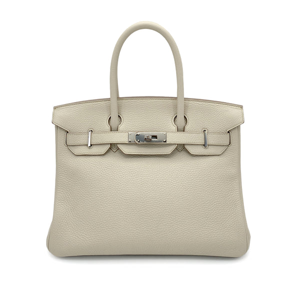 HERMES BIRKIN 30 BETON TAURILLON CLEMENCE HAND BAG A SHW 90263097 - PURPOSE