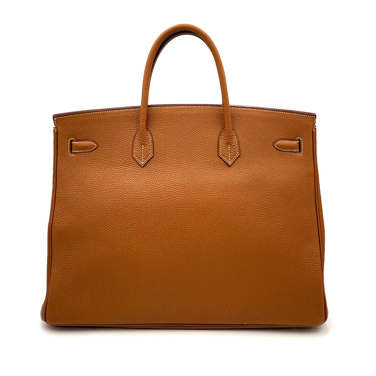 HERMES BIRKIN 40 GOLD TOGO HAND BAG C SHW □J 90263100