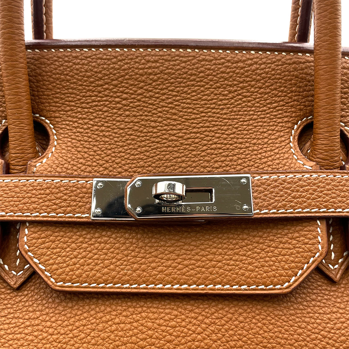 HERMES BIRKIN 40 GOLD TOGO HAND BAG C SHW □J 90263100