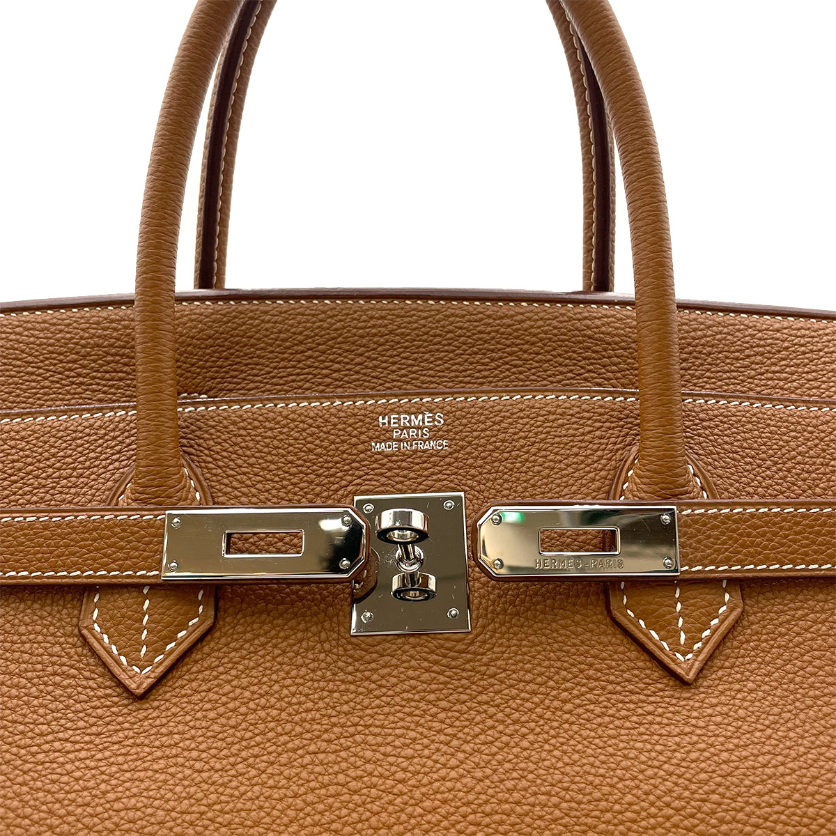 HERMES BIRKIN 40 GOLD TOGO HAND BAG C SHW □J 90263100