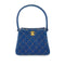 CHANEL VINTAGE MATELASSE HAND BAG BLUE DENIM 90263113 - PURPOSE