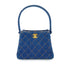 CHANEL VINTAGE MATELASSE HAND BAG BLUE DENIM 90263113 - PURPOSE