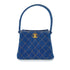 CHANEL VINTAGE MATELASSE HAND BAG BLUE DENIM 90263113 - PURPOSE