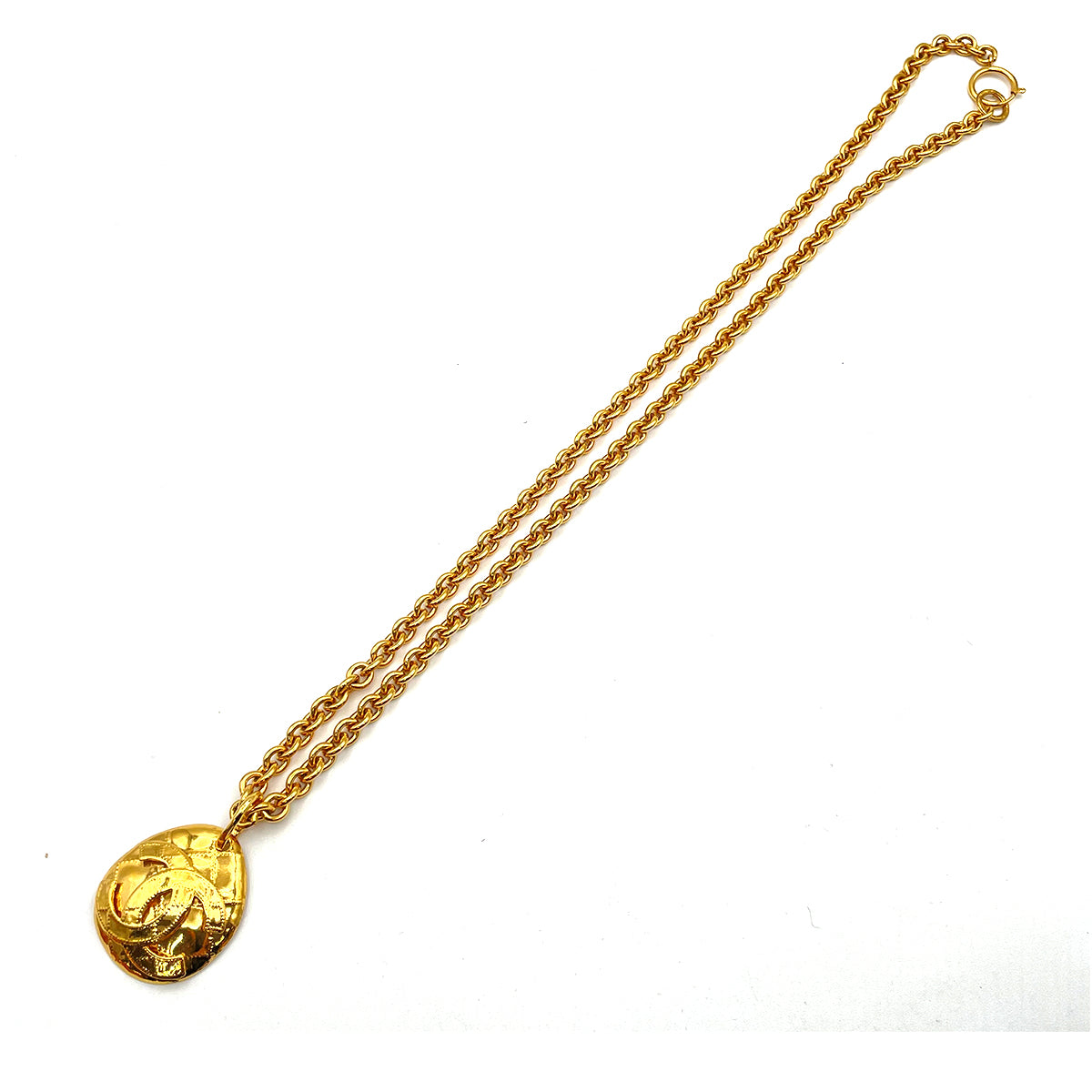 CHANEL VINTAGE NECKLACE COCOMARK ROUND ACCESSORY 90263134