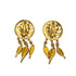 CHANEL VINTAGE EARRINGS COCOMARK SWING GOLD ACCESSORY 95P 90263138 - PURPOSE