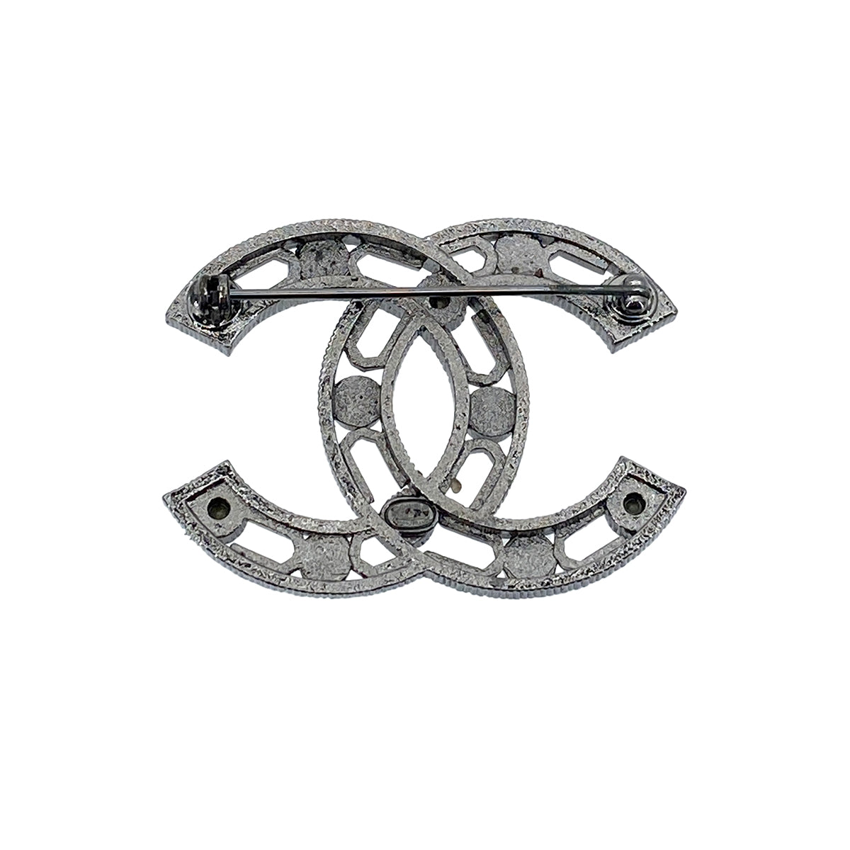 CHANEL COCOMARK BROOCH RHINESTONE ACCESSORY A17S 90263143
