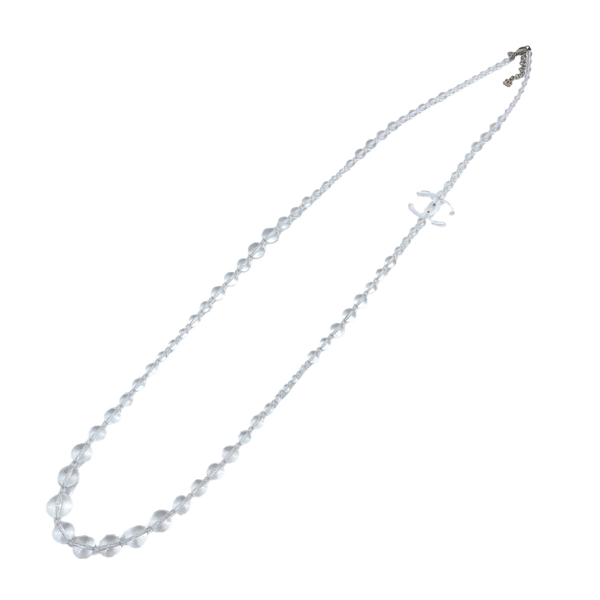 CHANEL NECKLACE COCOMARK CLEAR ACCESSORY P18S 90263147