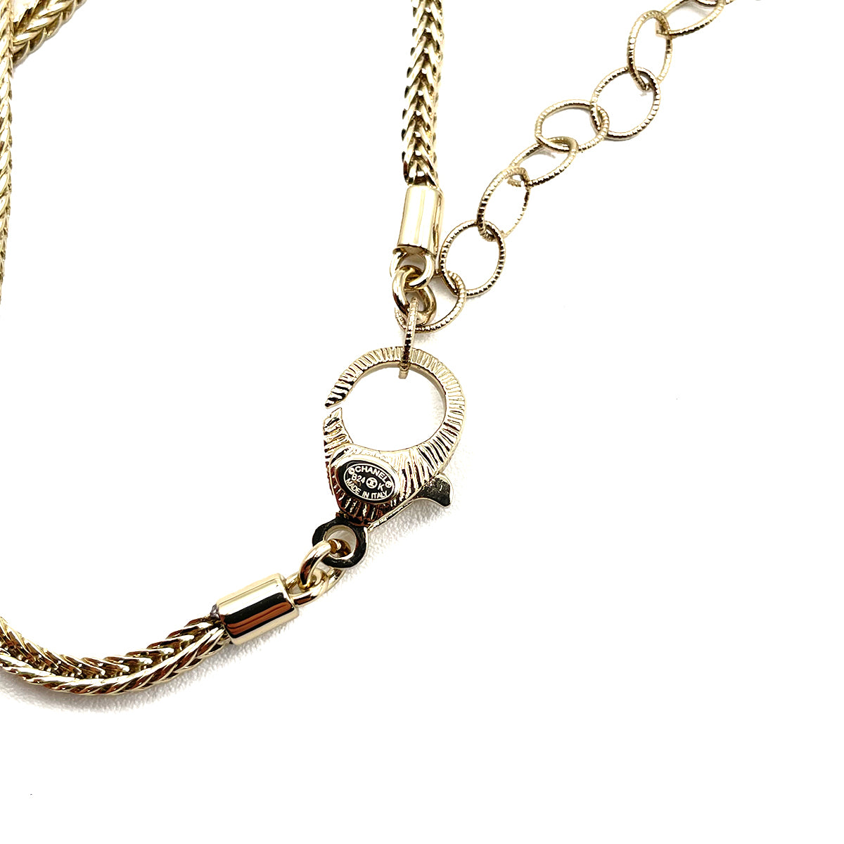 CHANEL CHOKER NECKLACE COCOMARK RHINESTONE ACCESSORY B24K 90263153