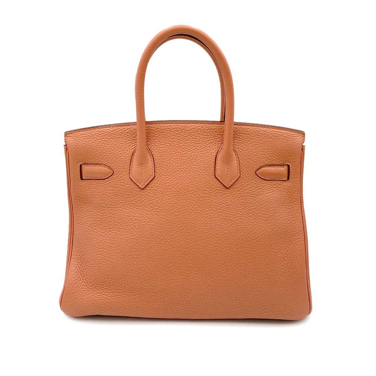 HERMES BIRKIN 30 FLAMINGO TAURILLON CLEMENCE HAND BAG □R GHW 90263217