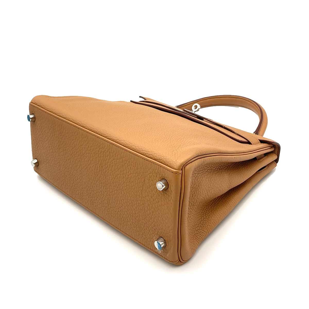 HERMES KELLY 32 RETOURNE TABAC CAMEL TOGO HAND SHOULDER BAG □L 90263228