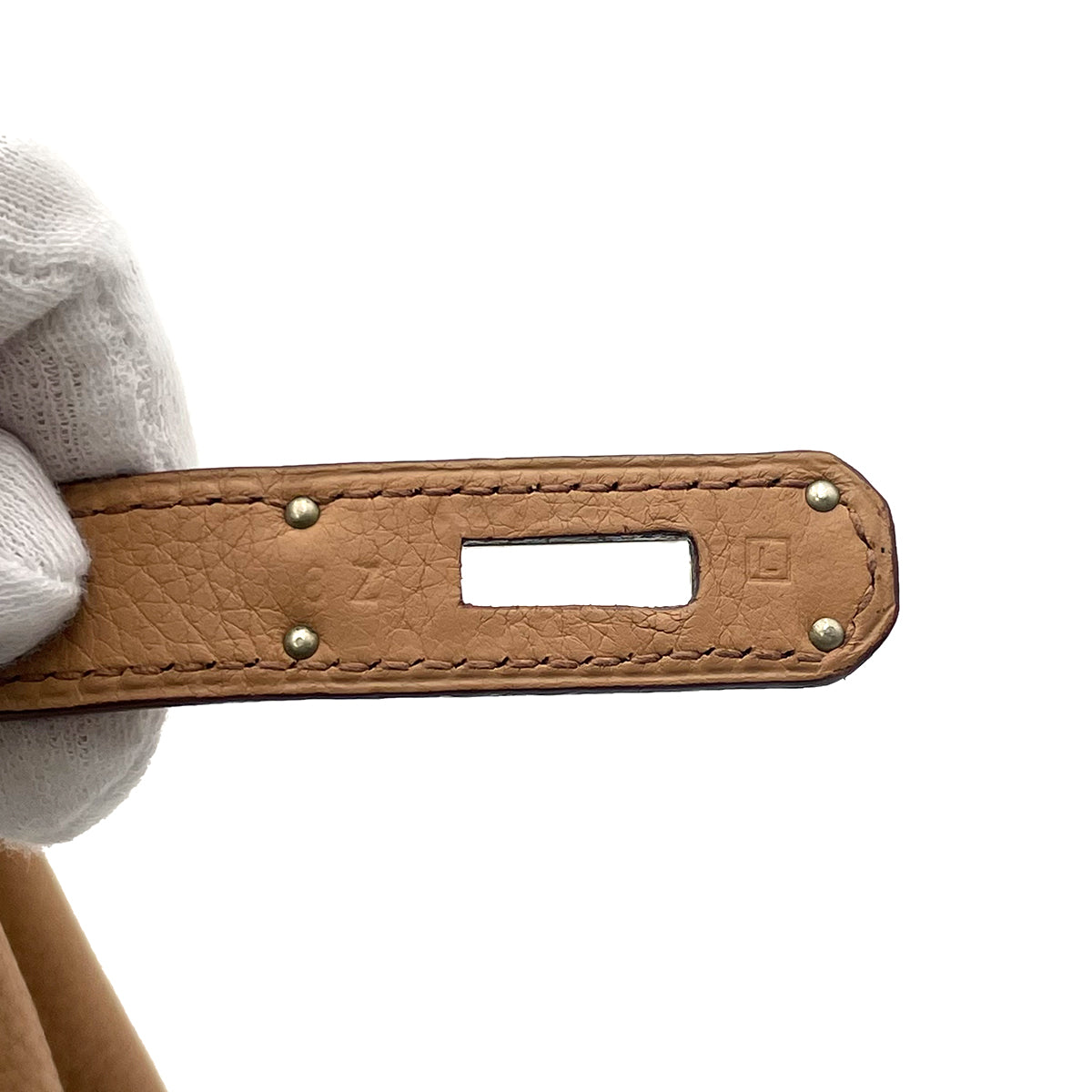 HERMES KELLY 32 RETOURNE TABAC CAMEL TOGO HAND SHOULDER BAG □L 90263228