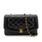 CHANEL VINTAGE DIANA MEDIUM CHAIN SHOULDER BAG BLACK LAMB SKIN 90263301 - PURPOSE