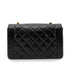 CHANEL VINTAGE DIANA MEDIUM CHAIN SHOULDER BAG BLACK LAMB SKIN 90263301 - PURPOSE